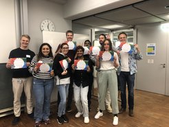 The winners of the Lego exercise